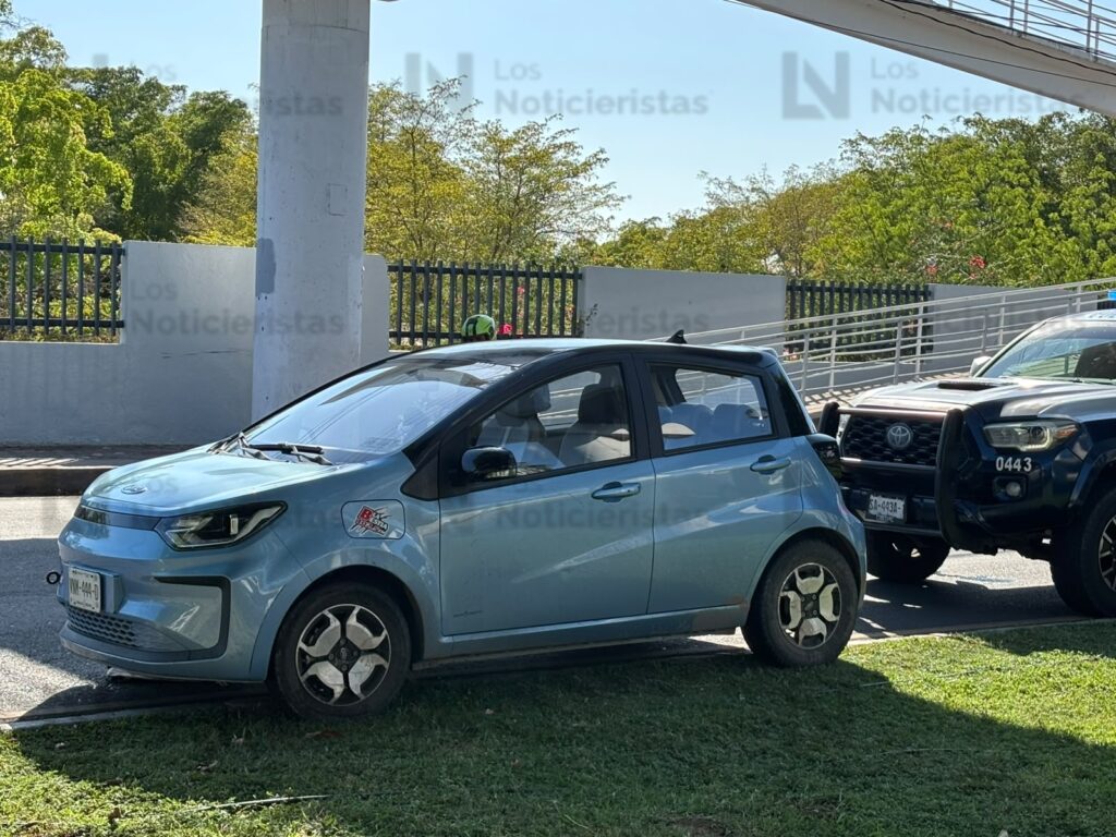 Privan de la libertad al conductor de un vehículo eléctrico frente al Tec de Culiacán