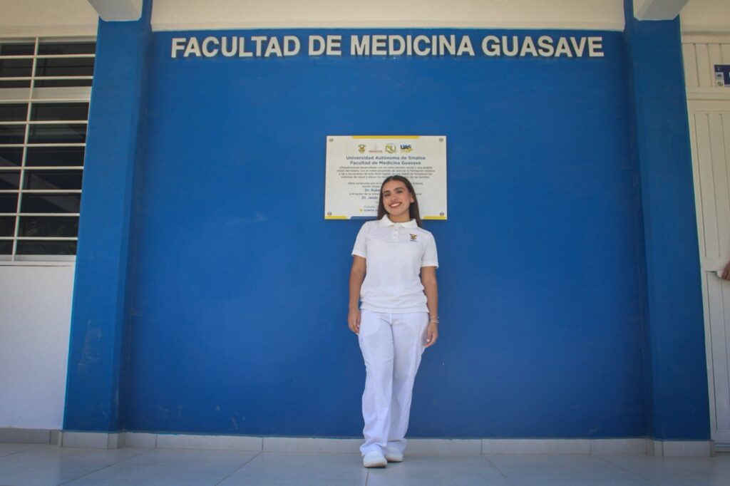 María Fernanda, estudiante de Medicina de la UAS Extensión Guasave realizará movilidad internacional en España