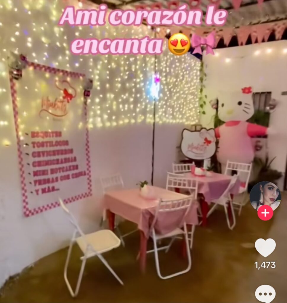 MiaKitty Snacks, el paraíso rosa en Culiacán donde puedes disfrutar de un antojito con temática de Hello Kitty
