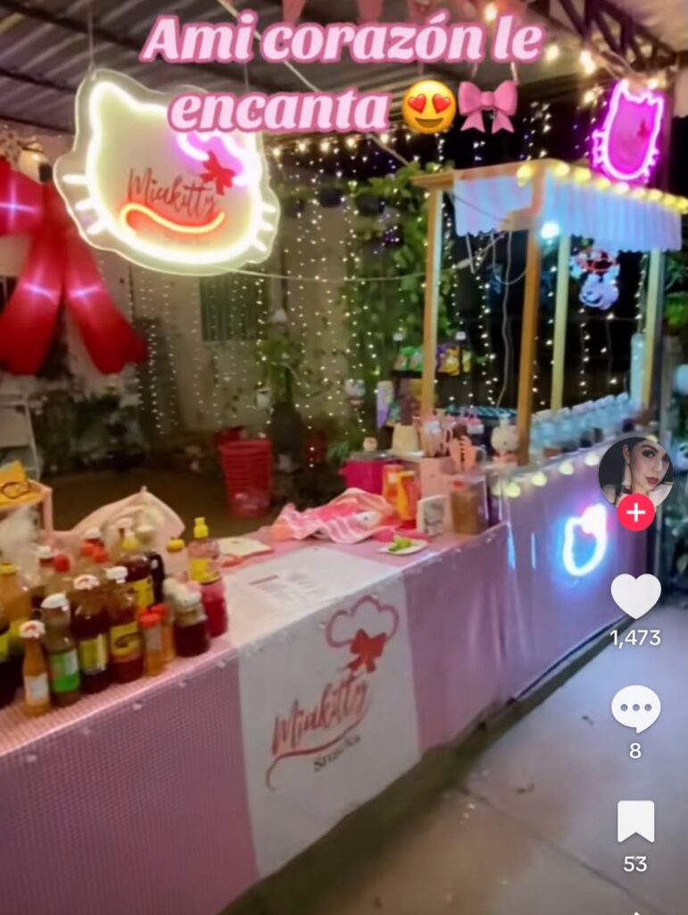 MiaKitty Snacks, el paraíso rosa en Culiacán donde puedes disfrutar de un antojito con temática de Hello Kitty