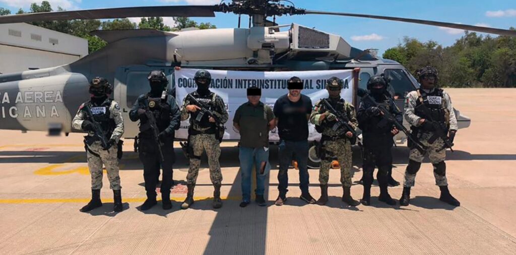 Confirma el gobierno federal detención del ‘Güero Pink’ y exjefe policiaco en Escuinapa, Sinaloa; esto les aseguraron