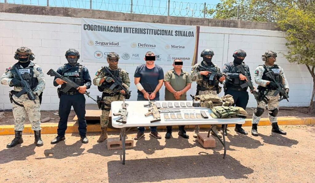 Confirma el gobierno federal detención del ‘Güero Pink’ y exjefe policiaco en Escuinapa, Sinaloa; esto les aseguraron