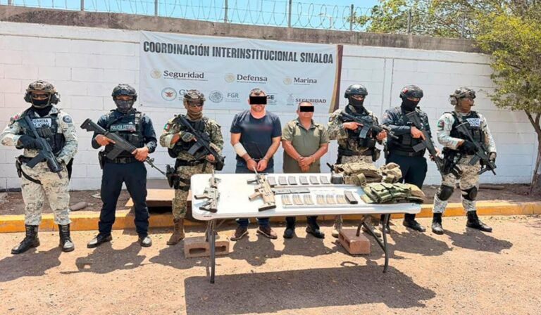 Confirma el gobierno federal detención del ‘Güero Pink’ y exjefe policiaco en Escuinapa, Sinaloa; esto les aseguraron