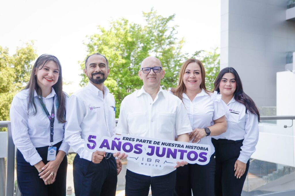 “Siempre tuve la meta de los primeros 5 años”: Luis Alberto Díaz celebra el aniversario de Vibra Medios y Los Noticieristas informando a Sinaloa