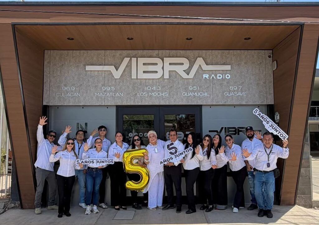 “Siempre tuve la meta de los primeros 5 años”: Luis Alberto Díaz celebra el aniversario de Vibra Medios y Los Noticieristas informando a Sinaloa