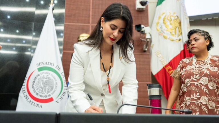 Ana Chiquete renuncia a la Secretaría de las Mujeres y rinde protesta como senadora suplente de Imelda Castro Ana Chiquete renuncia a la Secretaría de las Mujeres y rinde protesta como senadora suplente de Imelda Castro