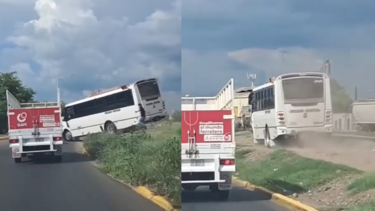 Captan a camionero del Toledo 15 ‘saltando’ tráfico en el Eje Federalismo de Culiacán; ya está en el corralón y habrá sanción al chofer: Vialidad