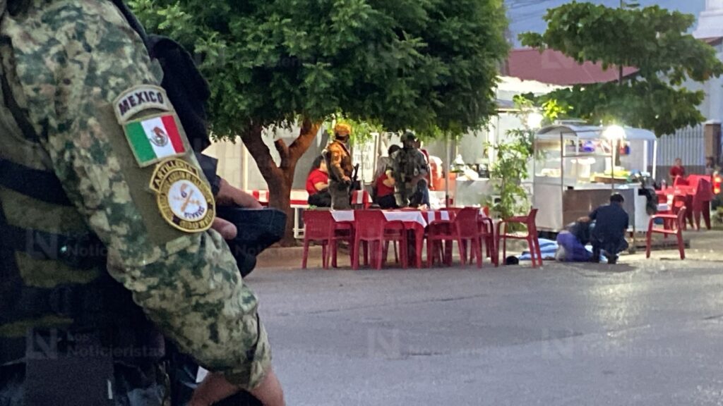 Ataque armado en una taquería deja un hombre fallecido y un trabajador herido por esquirla en el sector Barrancos de Culiacán