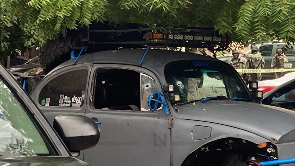 Ataque armado deja un hombre herido y dos vehículos baleados en la colonia Salvador Alvarado de Culiacán