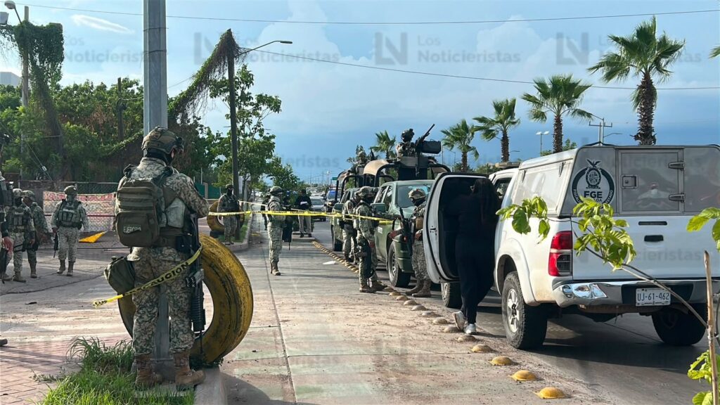 Ejecutan a balazos a dos hombres en una llantera ubicada por el Rolando Arjona, sector Villas del Río de Culiacán
