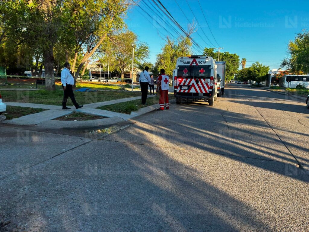 Localizan a un hombre sin vida en el parque del fraccionamiento San Fernando de la ciudad de Los Mochis, Sinaloa