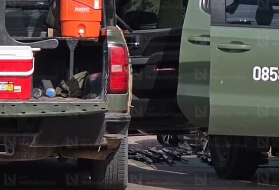 Persecución y balacera deja un delincuente herido y detenido en el sector Cedros de Culiacán