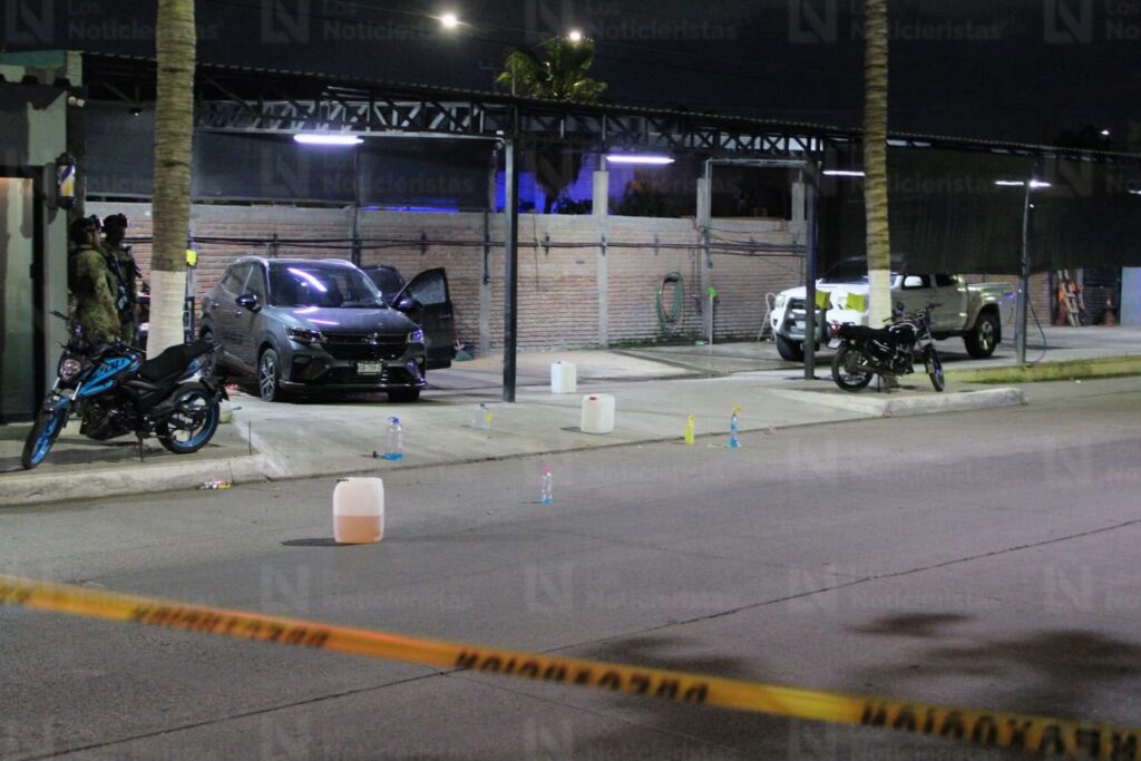 Ejecutan a dos trabajadores durante ataque armado en un autolavado en Mazatlán, Sinaloa; dos más resultan heridos