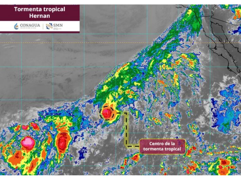 Huracanes 2026: Tormenta tropical “Hernán” se intensifica en el Pacífico; no representa peligro para México Huracanes 2026: Tormenta tropical “Hernán” se intensifica en el Pacífico; no representa peligro para México