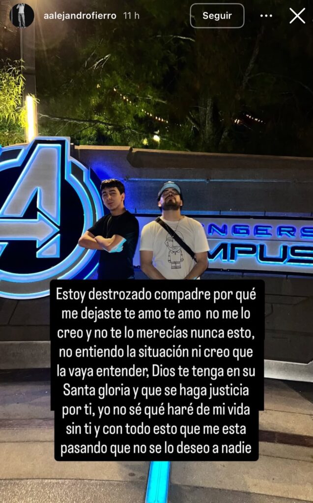 “Sólo éramos dos jóvenes con un sueño que no le hacíamos daño a nadie”: Amigo de César Gastélum que presenció su asesinato en Culiacán