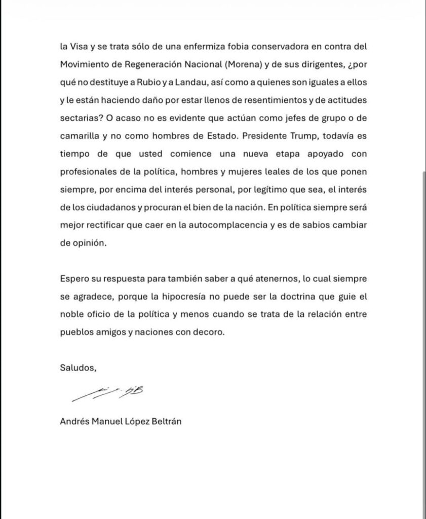 ¡Revocada! Estados Unidos le cancela la visa a “Andy” López Beltrán