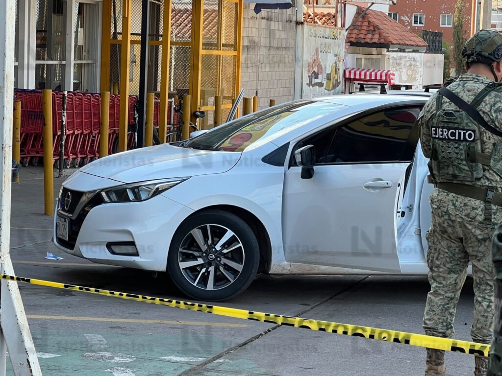 Atentado a las afueras de un supermercado deja un hombre herido al sur de Culiacán, Sinaloa
