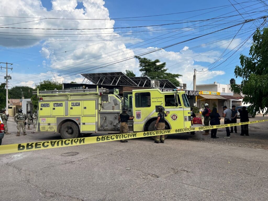Tirotean y vandalizan comercio de sushi con combustible en la Lázaro Cárdenas de Culiacán