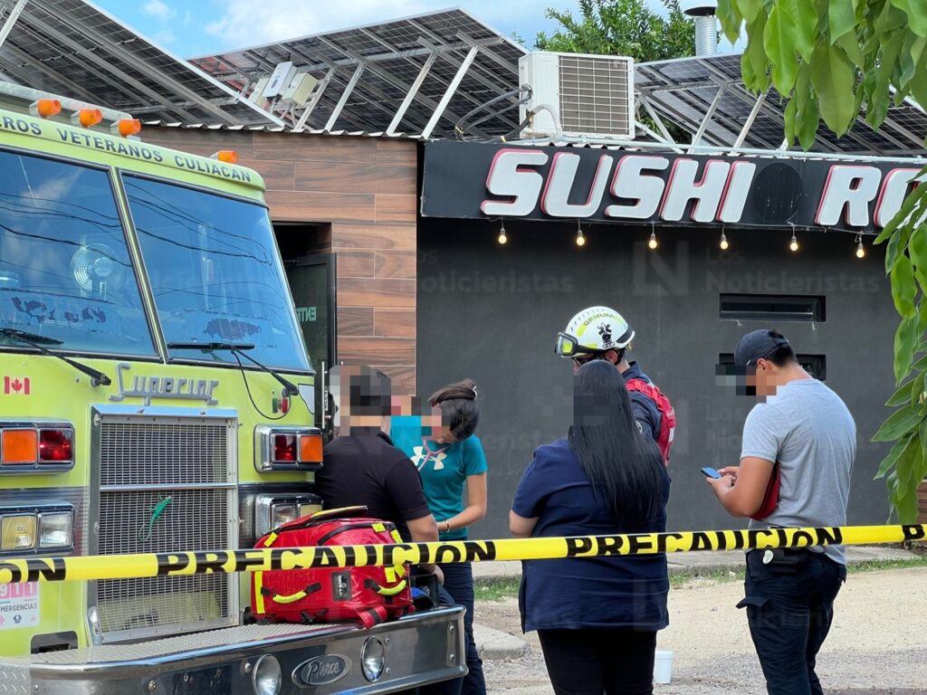 Tirotean y vandalizan comercio de sushi con combustible en la Lázaro Cárdenas de Culiacán