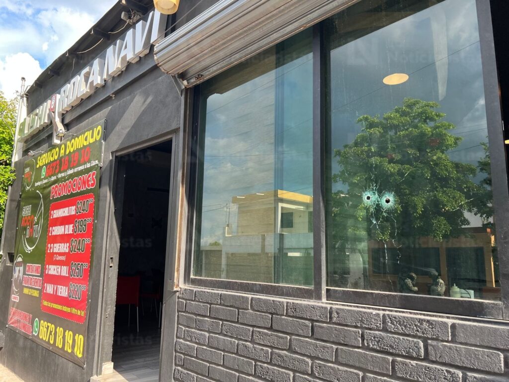 Tirotean y vandalizan comercio de sushi con combustible en la Lázaro Cárdenas de Culiacán