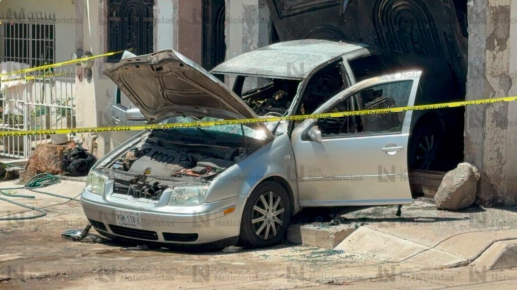 Vandalizan y tirotean otra casa, además de quemar un automóvil en la colonia 5 de Febrero de Culiacán