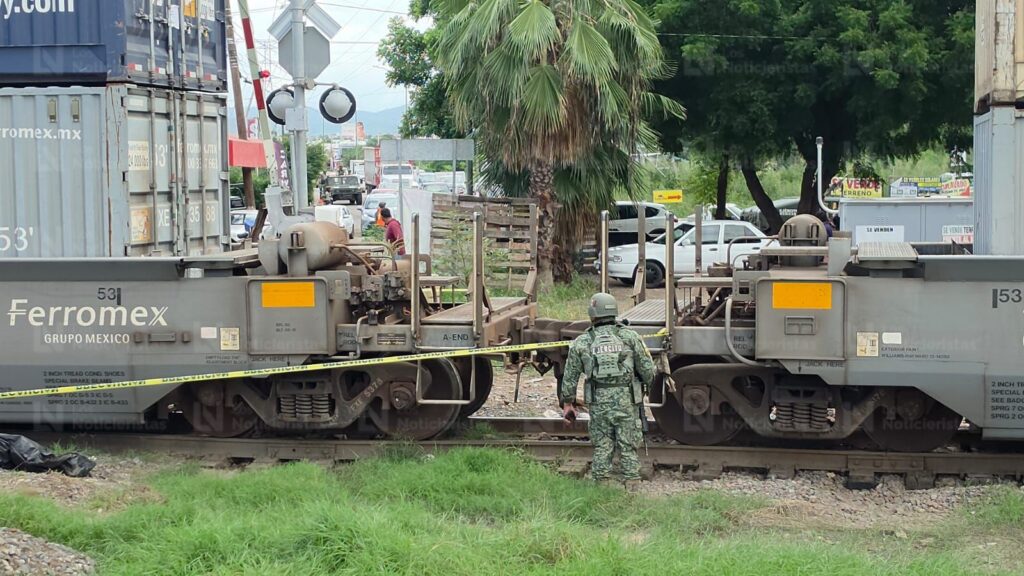 Muere repartidor tras ser arrollado por el tren en Barrancos, Culiacán; lo identifican como Ángel Bernardo