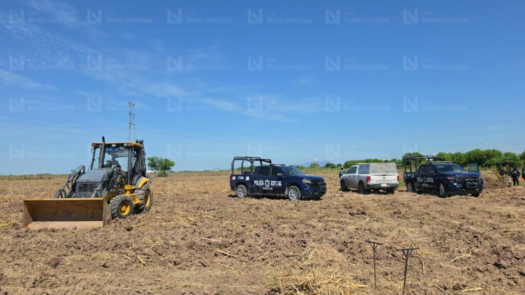 Encuentran fosa clandestina cerca del Campo Romero, Navolato, Sinaloa