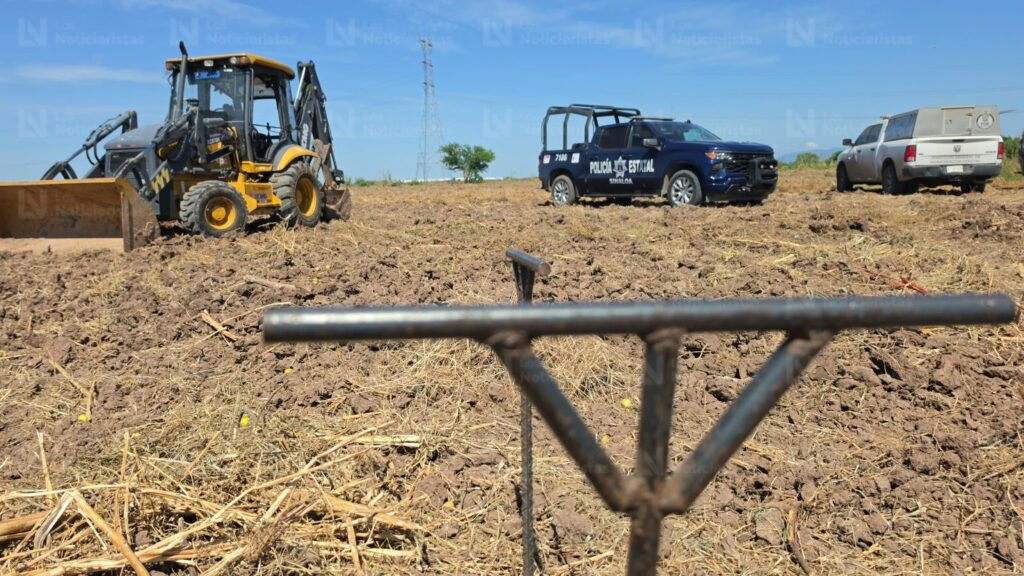 Encuentran fosa clandestina cerca del Campo Romero, Navolato, Sinaloa